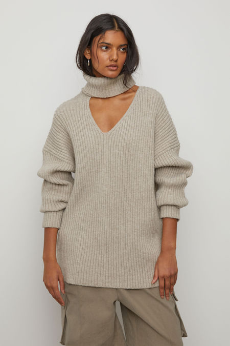 Oversized Turtleneck Sweater | OAK + FORT